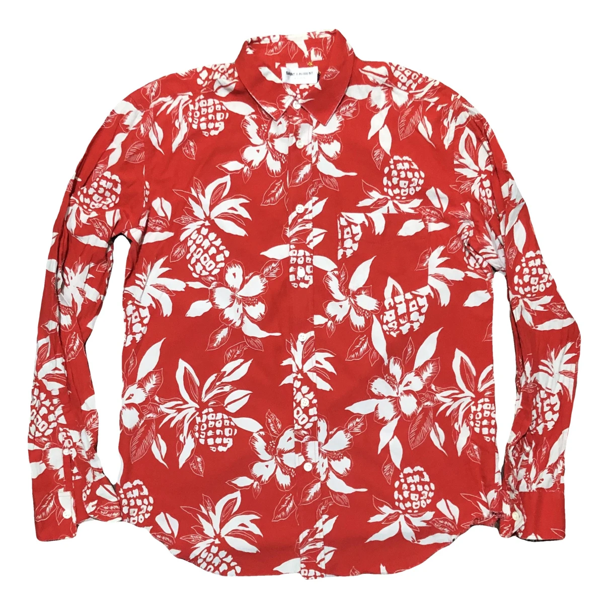 Pre-owned Saint Laurent Shirt In Red