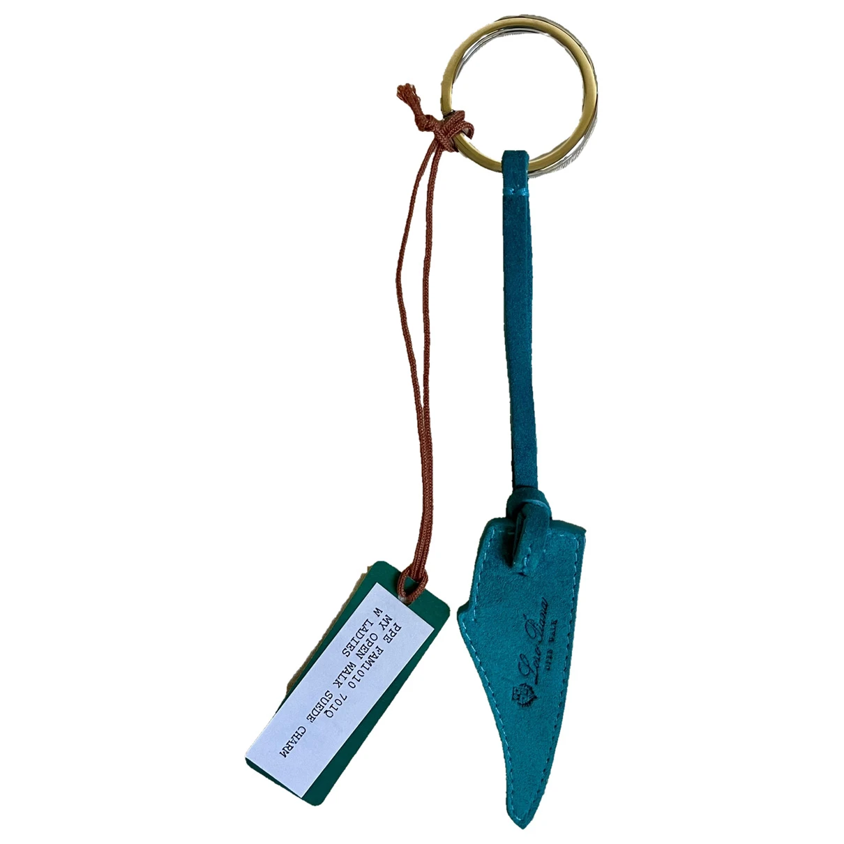 Pre-owned Loro Piana Key Ring In Turquoise