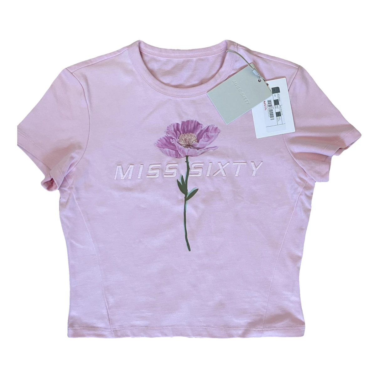 Pre-owned Miss Sixty T-shirt In Pink