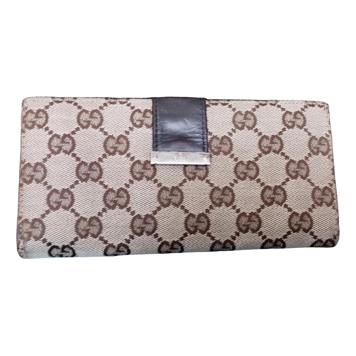 Pre-owned Gucci Horsebit 1955 Leather Wallet In Brown