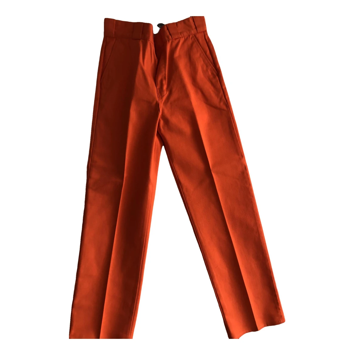 Pre-owned Dickies Large Pants In Orange