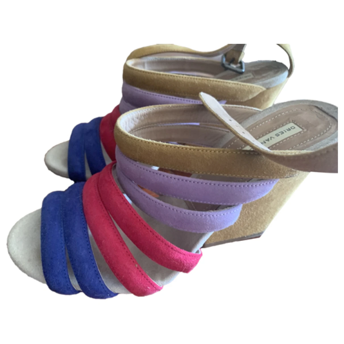 Pre-owned Dries Van Noten Sandals In Multicolour