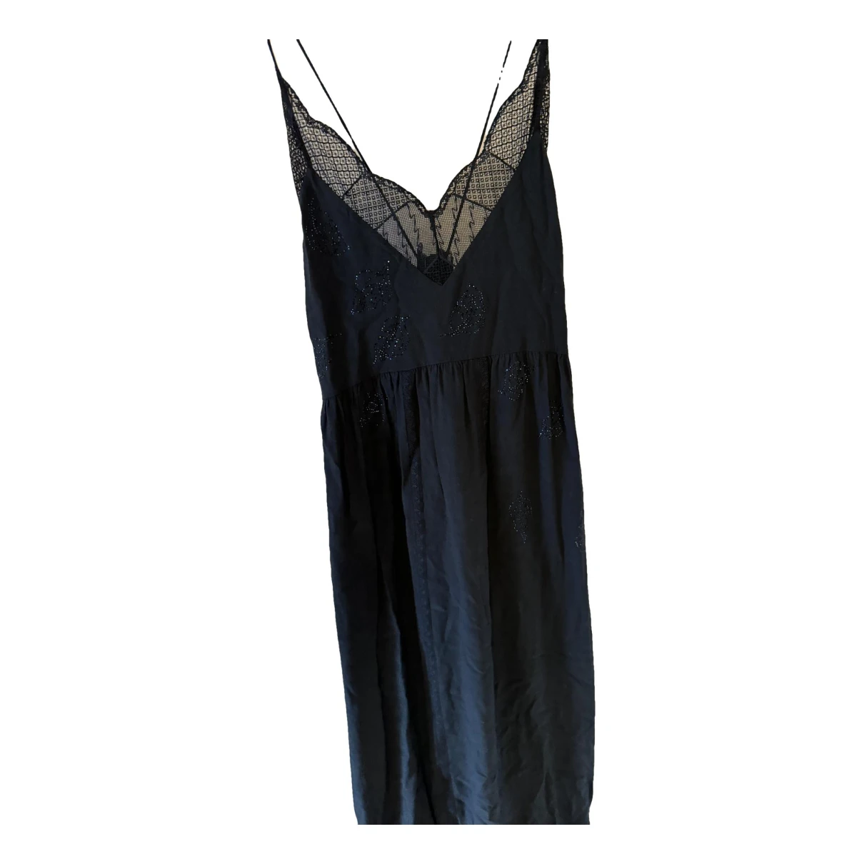 Pre-owned Zadig & Voltaire Maxi Dress In Blue