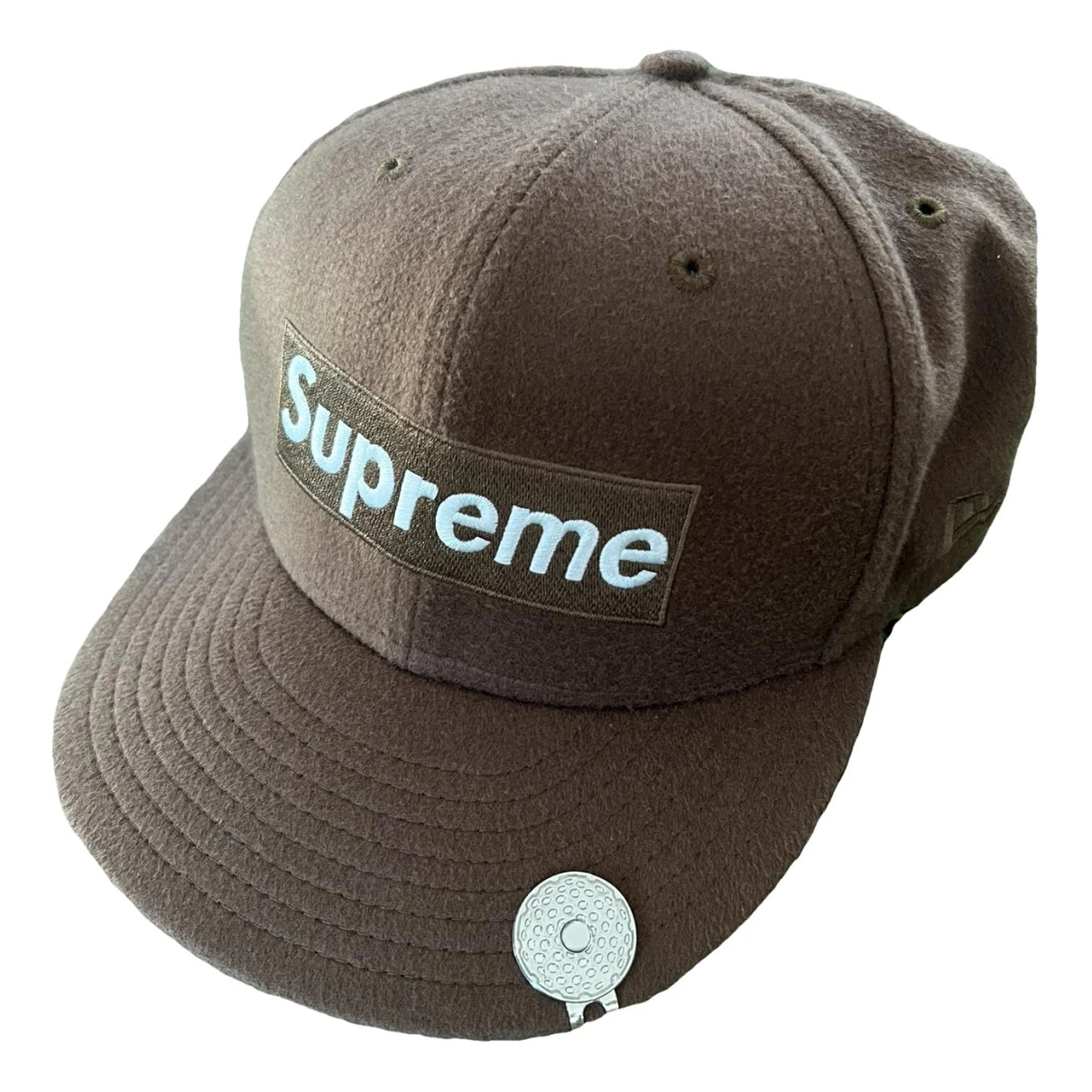Pre-owned Supreme Hat In Brown