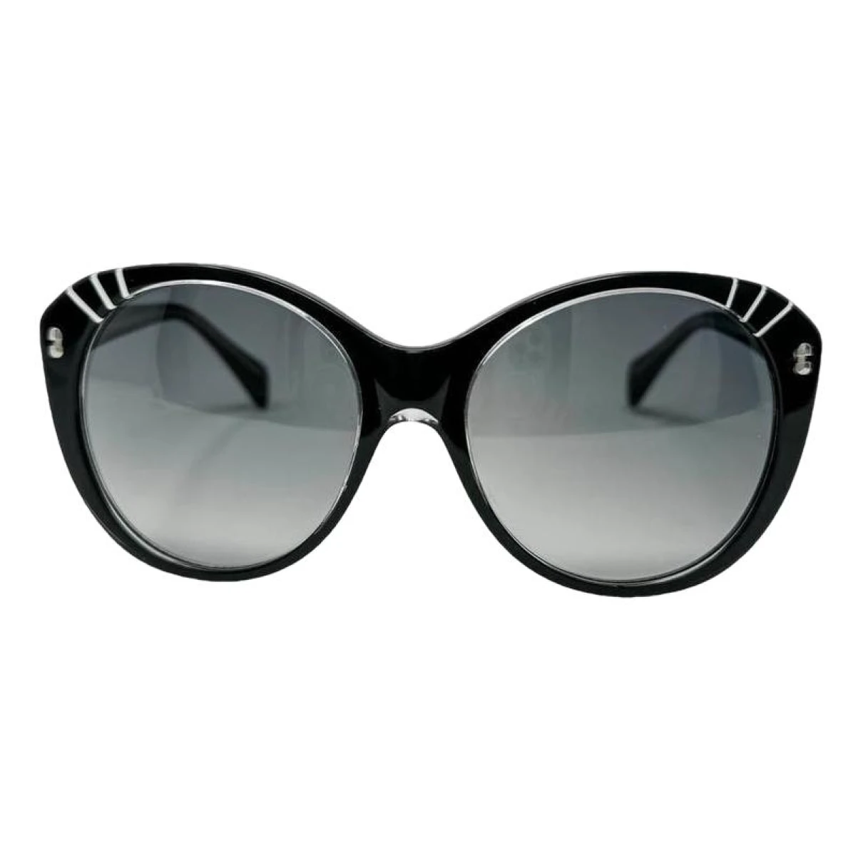 Pre-owned Alexander Mcqueen Oversized Sunglasses In Black