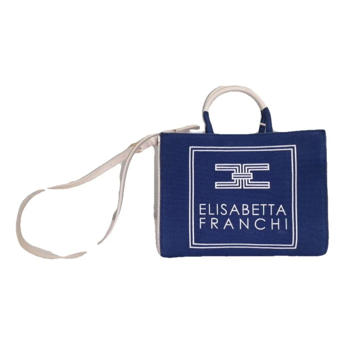 Pre-owned Elisabetta Franchi Handbag In Blue