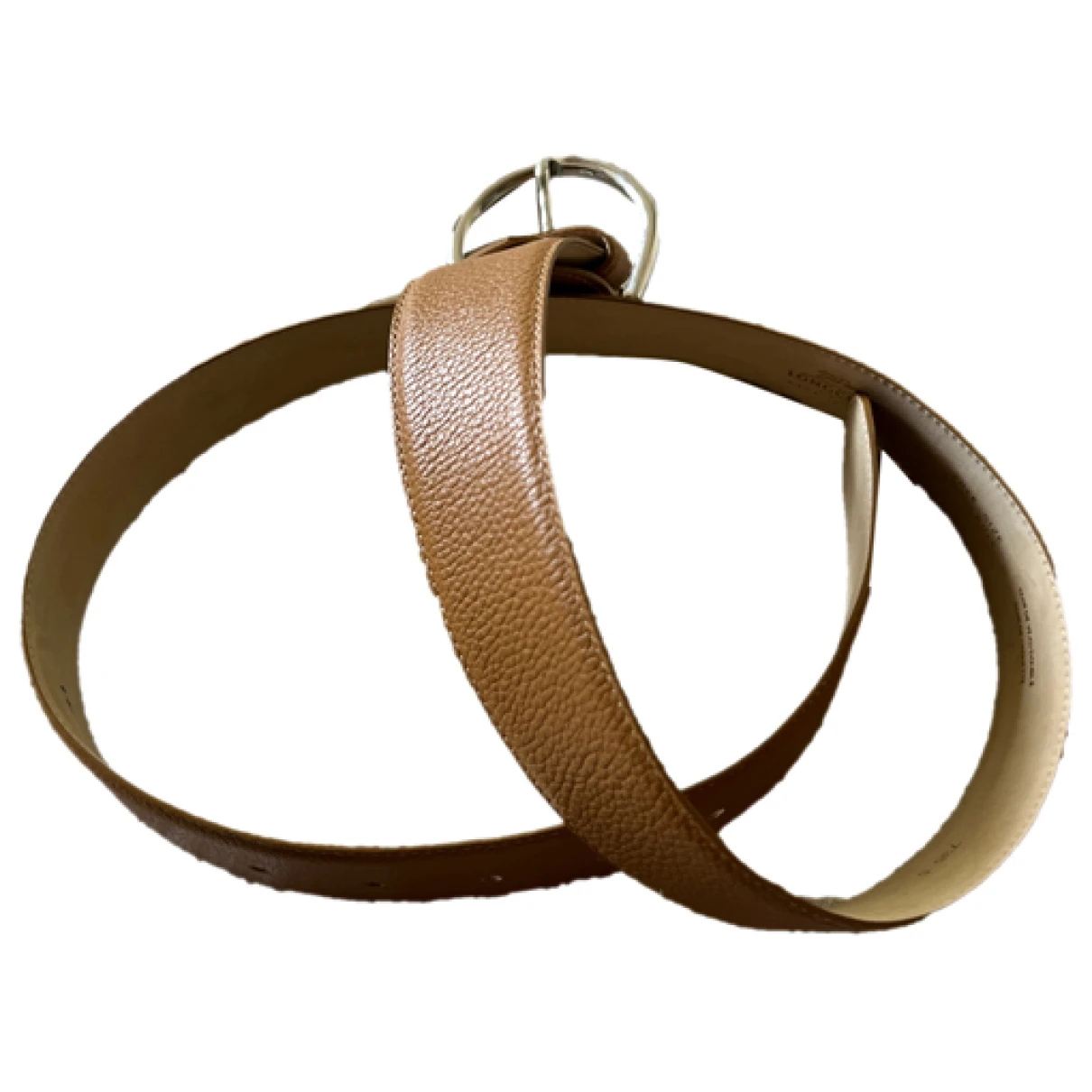 Pre-owned Longchamp Leather Belt In Brown