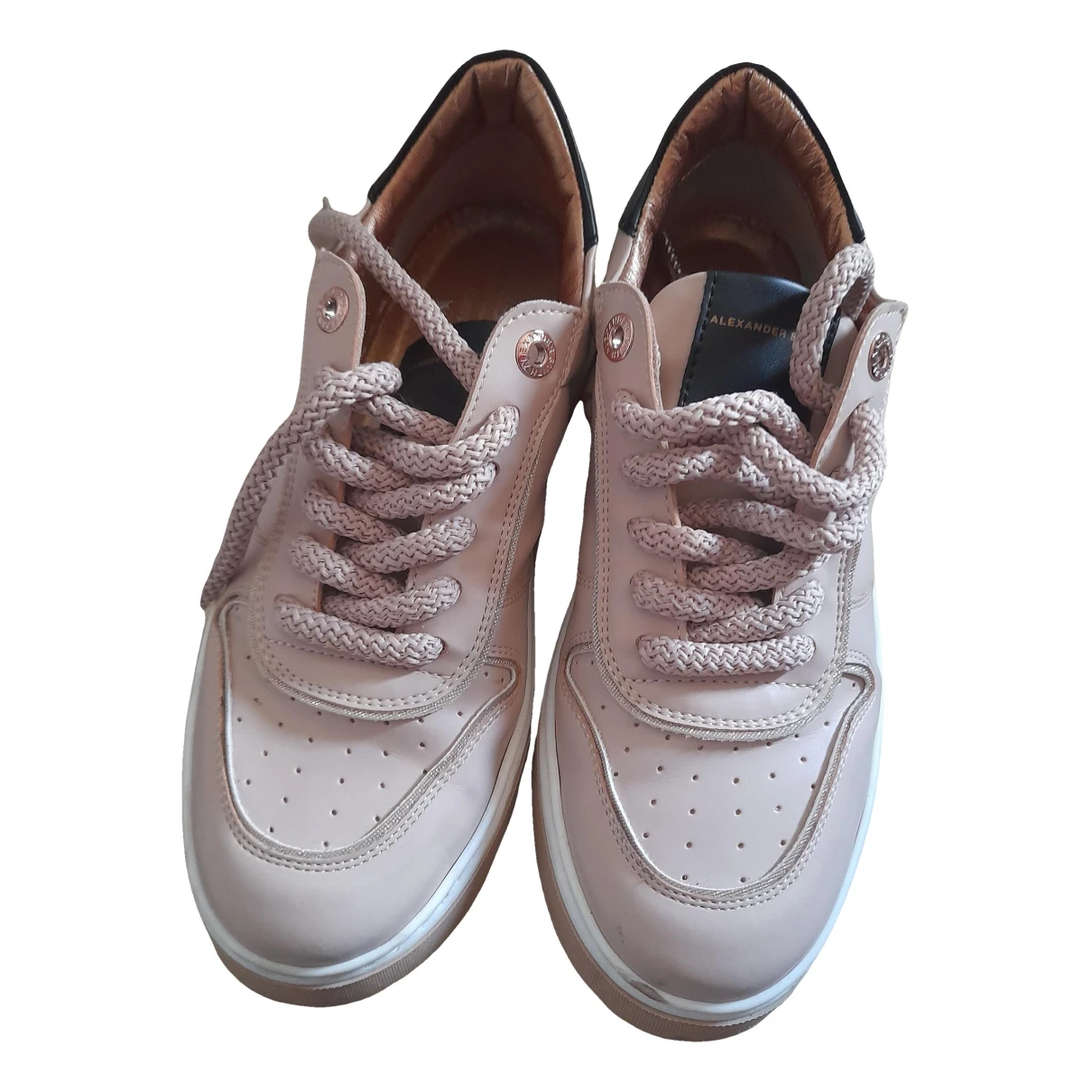 Pre-owned Alexander Smith Trainers In Beige