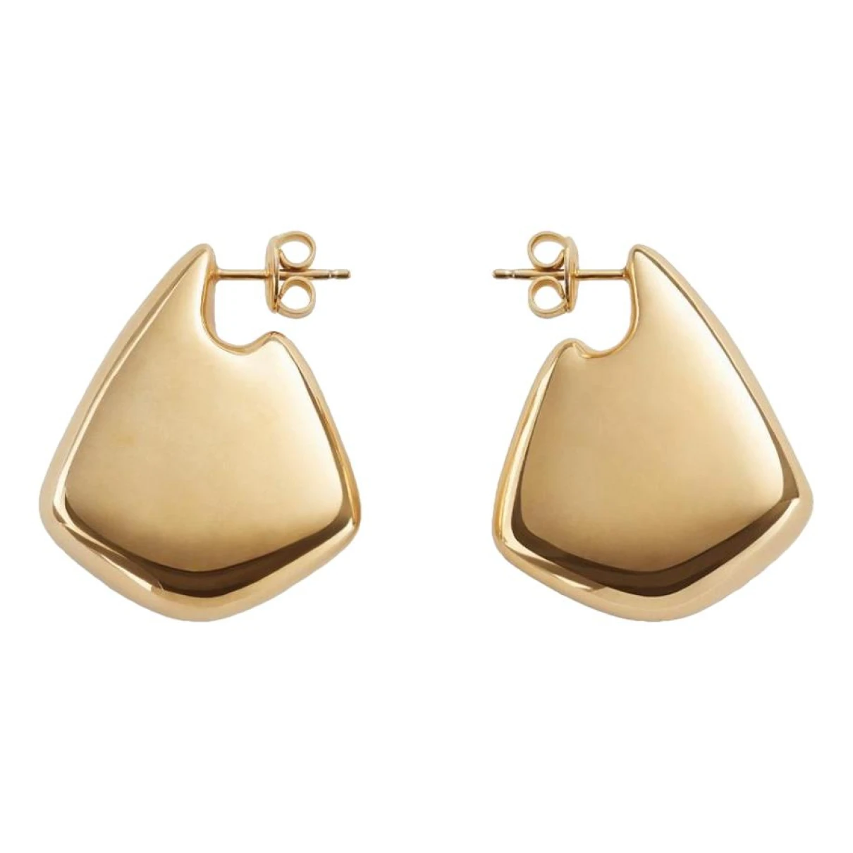 Pre-owned Bottega Veneta Earrings In Gold