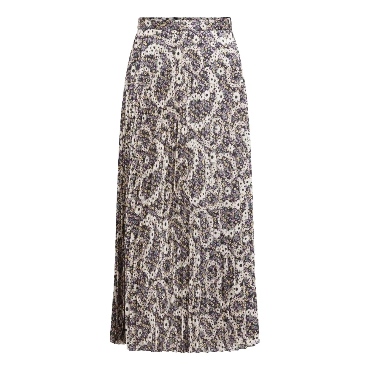 Pre-owned Sandro Maxi Skirt In Purple
