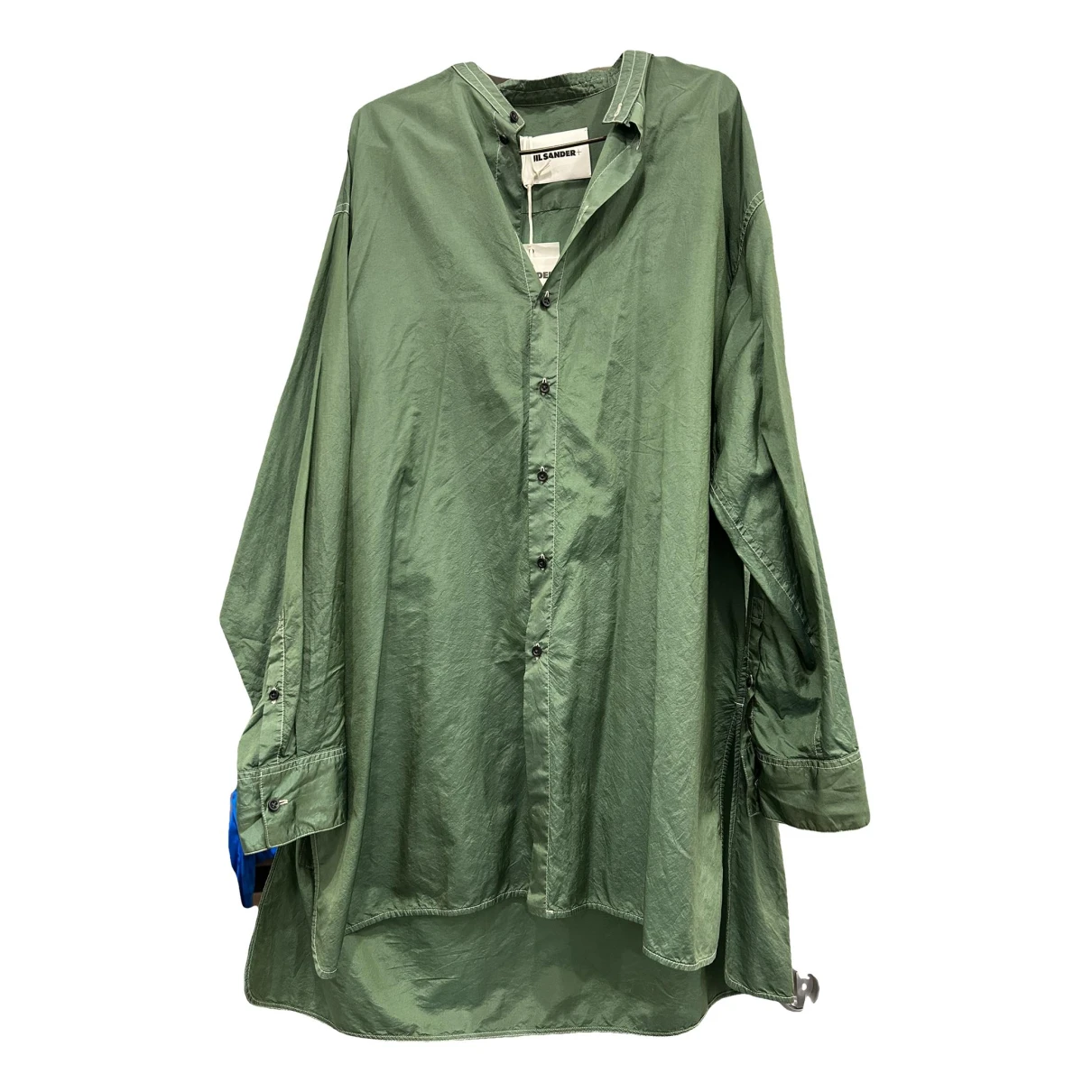 Pre-owned Jil Sander Silk Shirt In Green