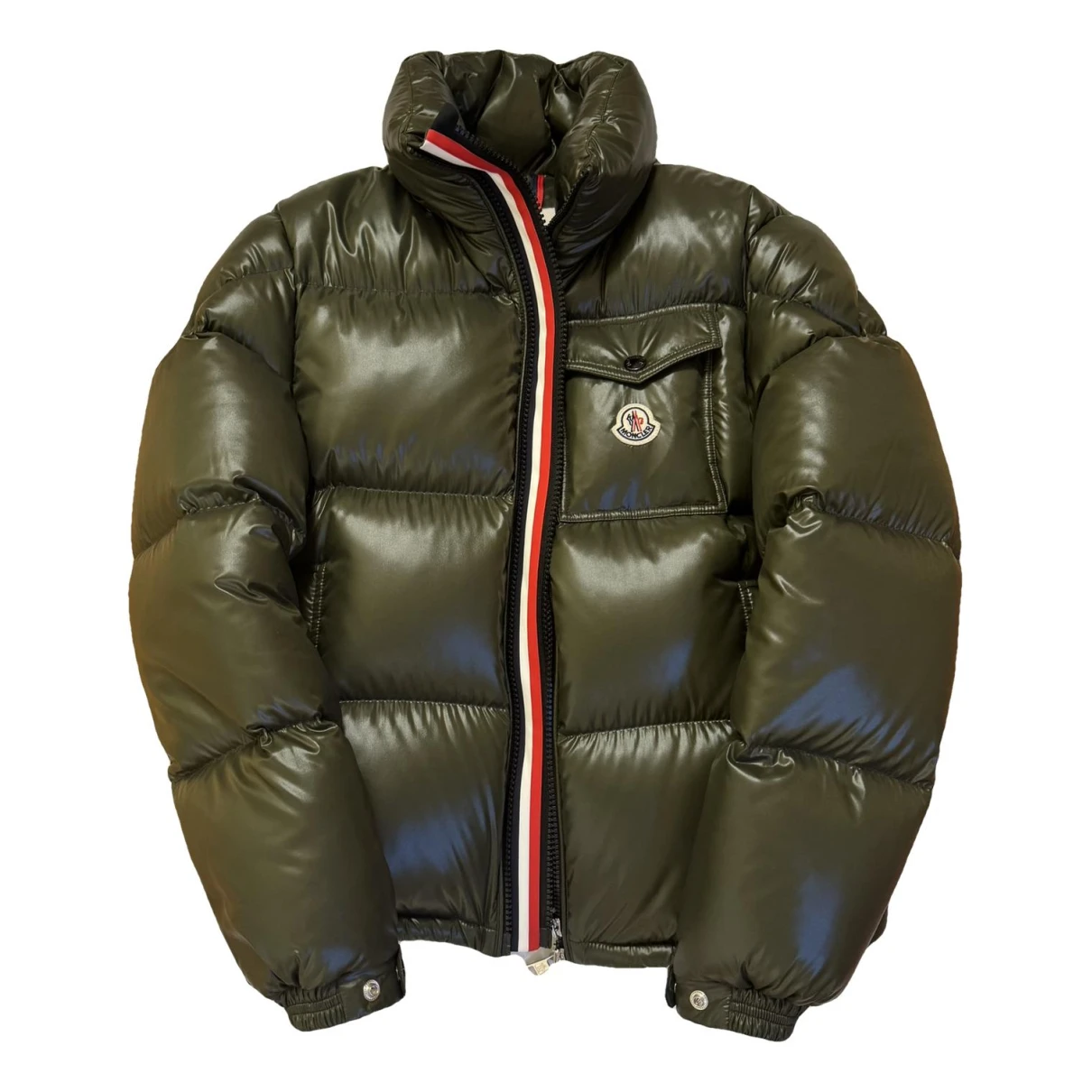 Pre-owned Moncler Jacket In Green