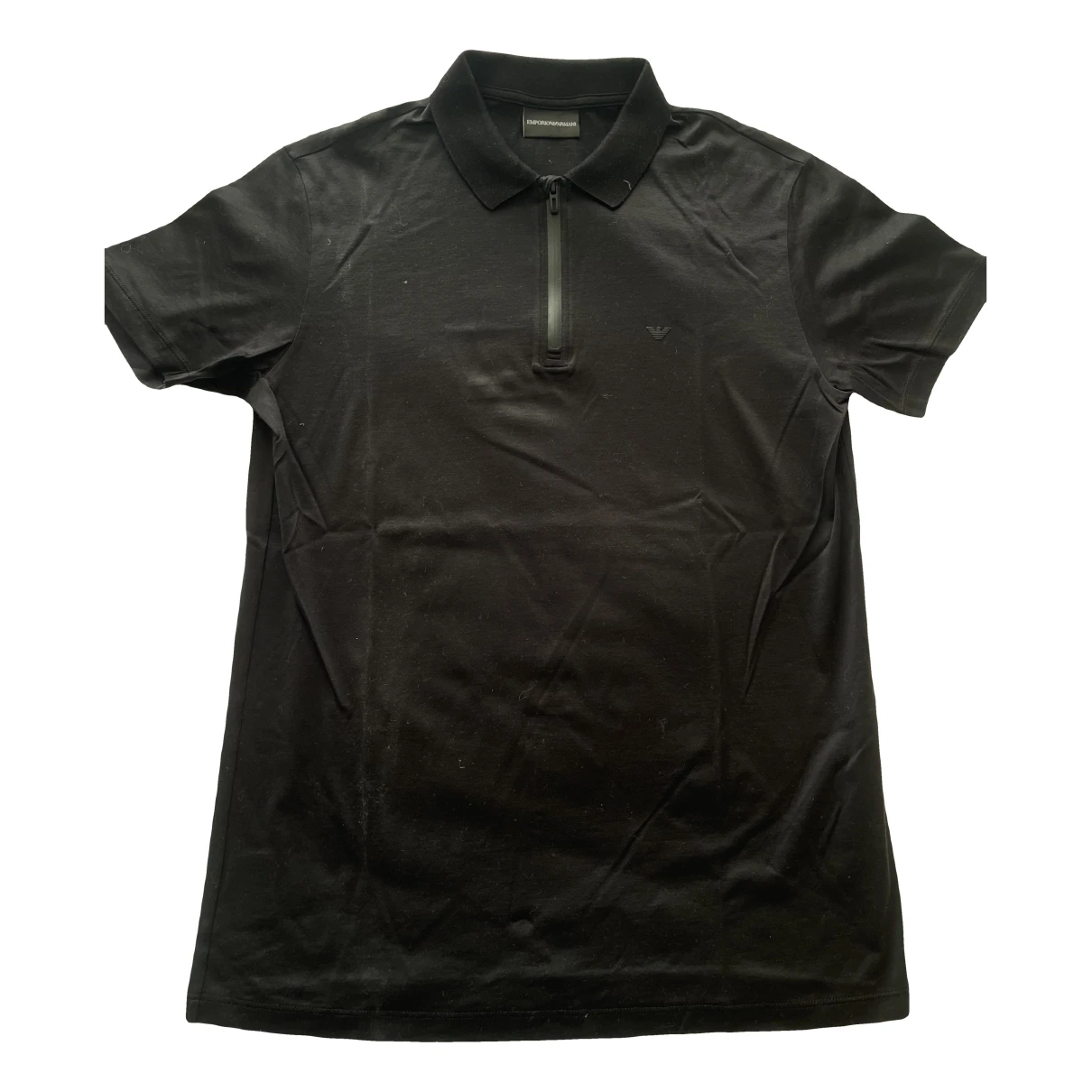 Pre-owned Emporio Armani Polo Shirt In Black