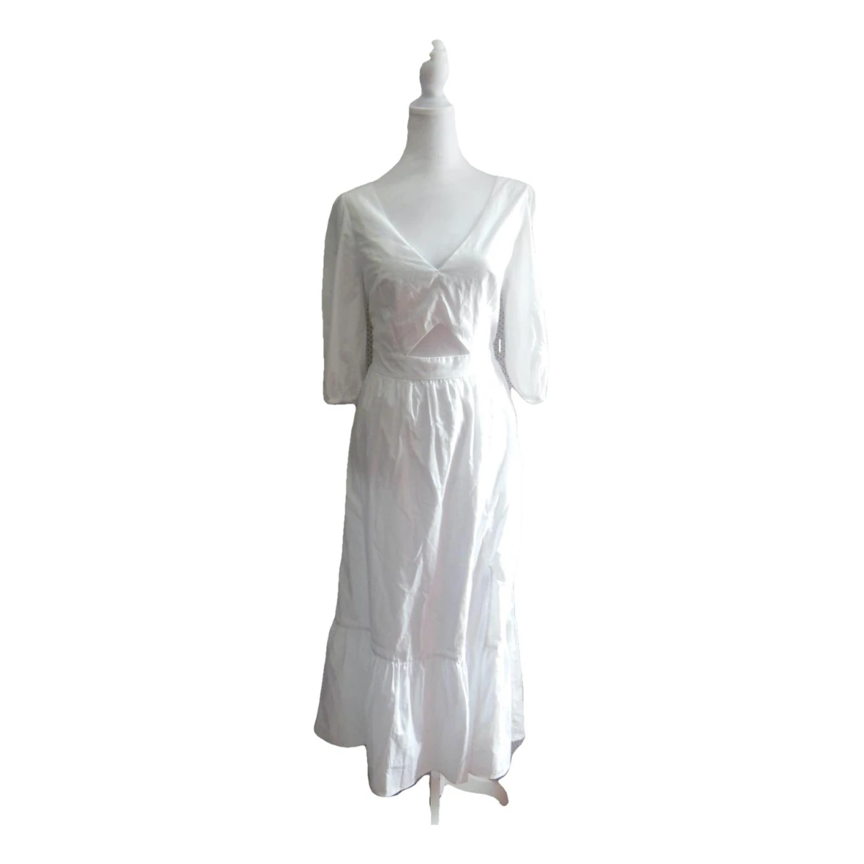 Pre-owned French Connection Mid-length Dress In White