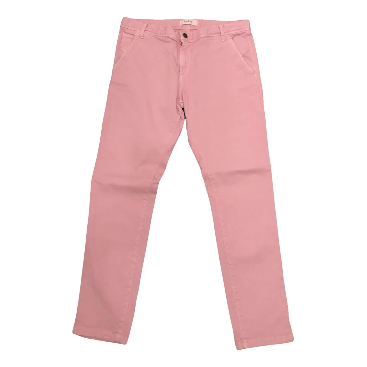 Pre-owned Ba&sh Spring Summer 2019 Chino Pants In Pink