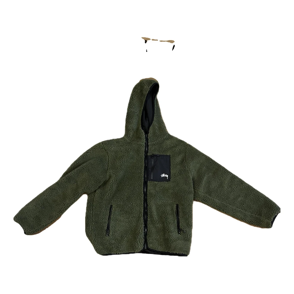 Pre-owned Stussy Jacket In Green