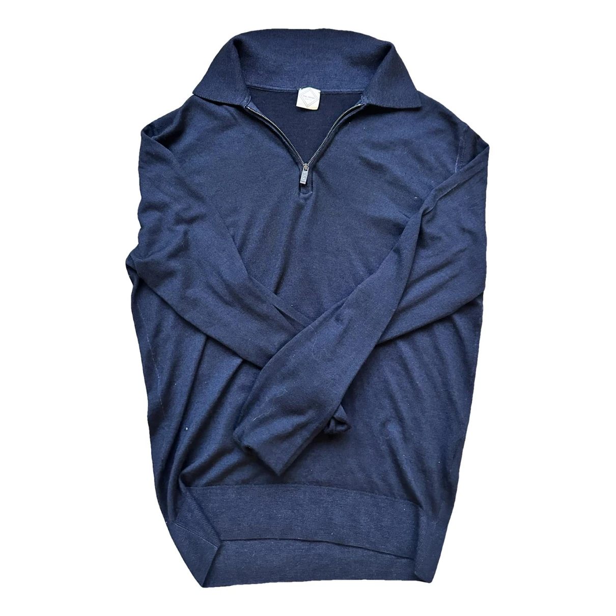 Pre-owned Pal Zileri Wool Vest In Blue