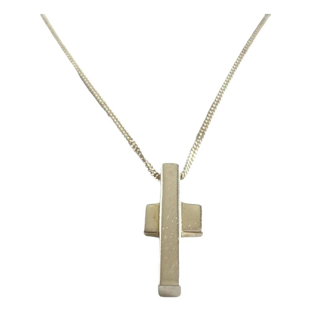 Pre-owned Gucci Silver Long Necklace