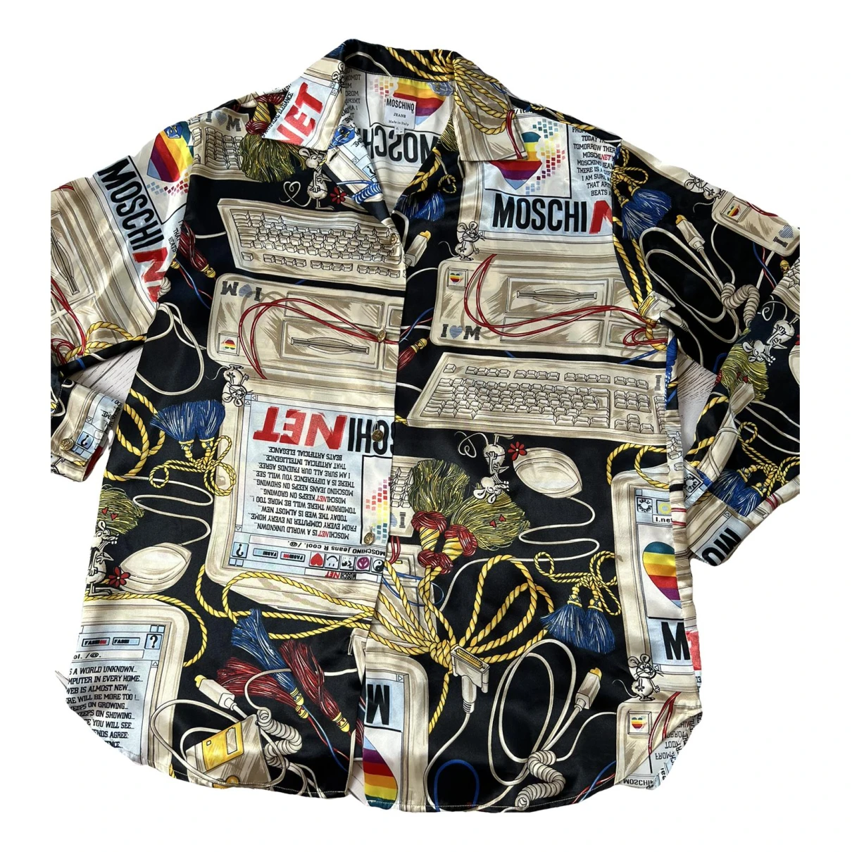 Pre-owned Moschino Shirt In Multicolour