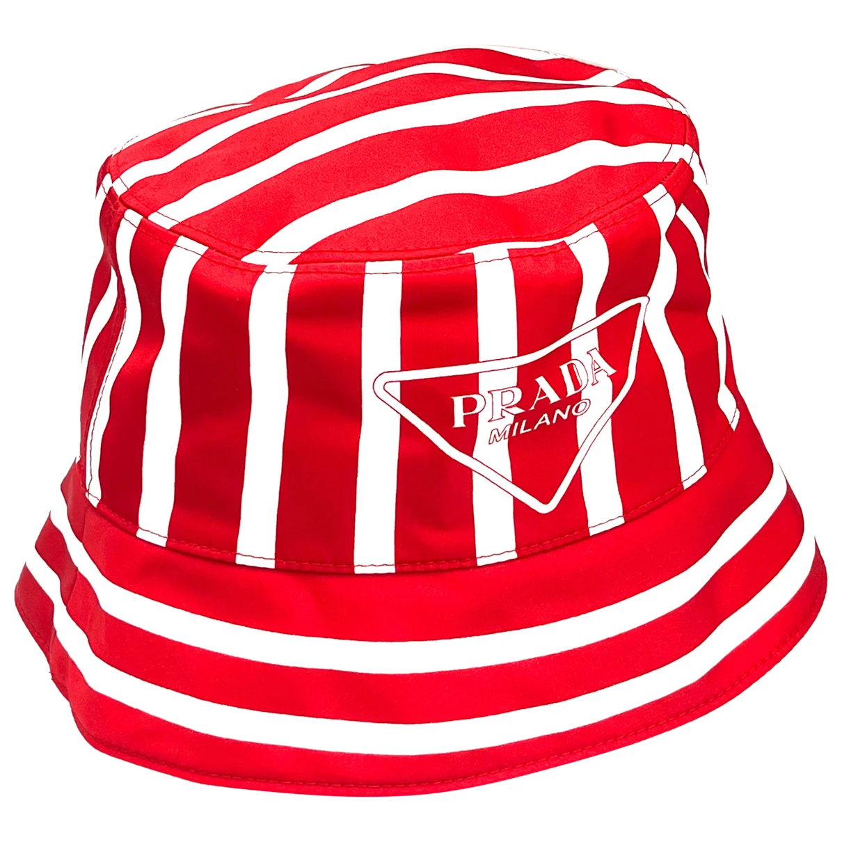 Pre-owned Prada Hat In Red