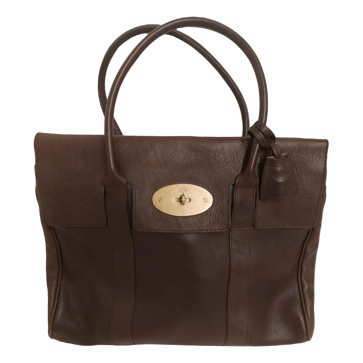 Pre-owned Mulberry Bayswater Leather Handbag In Brown