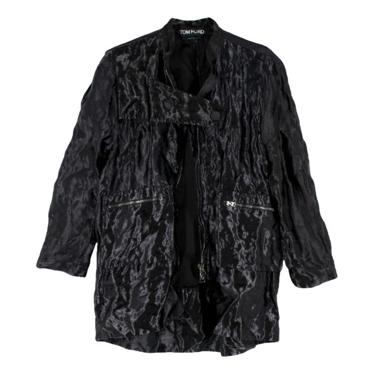 Pre-owned Tom Ford Silk Jacket In Black