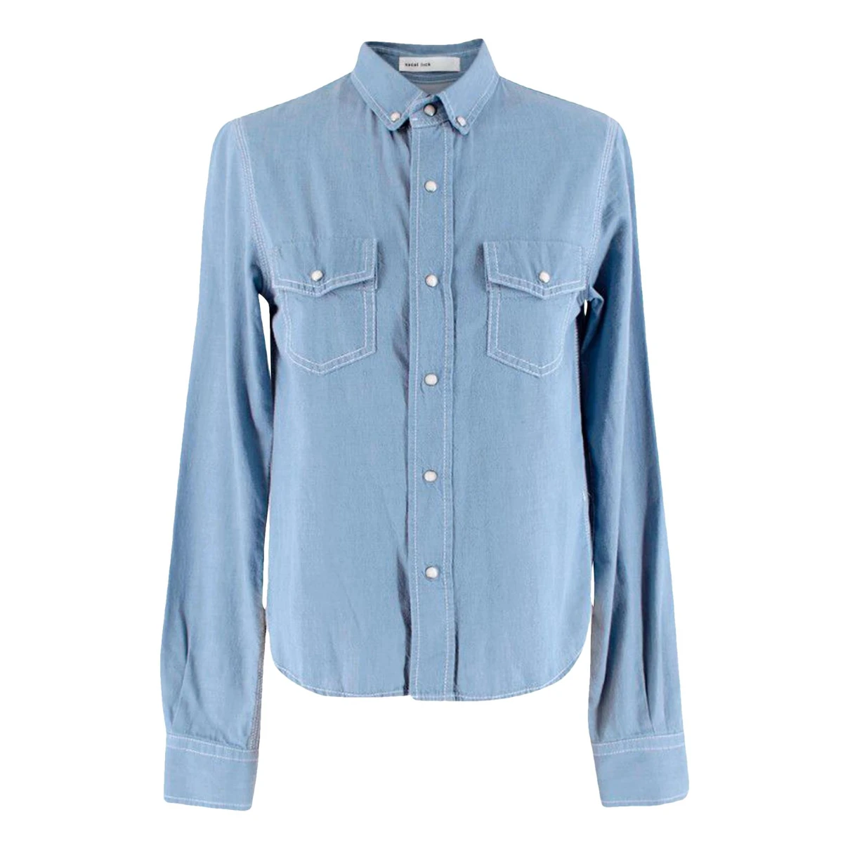 Pre-owned Sacai Blouse In Blue