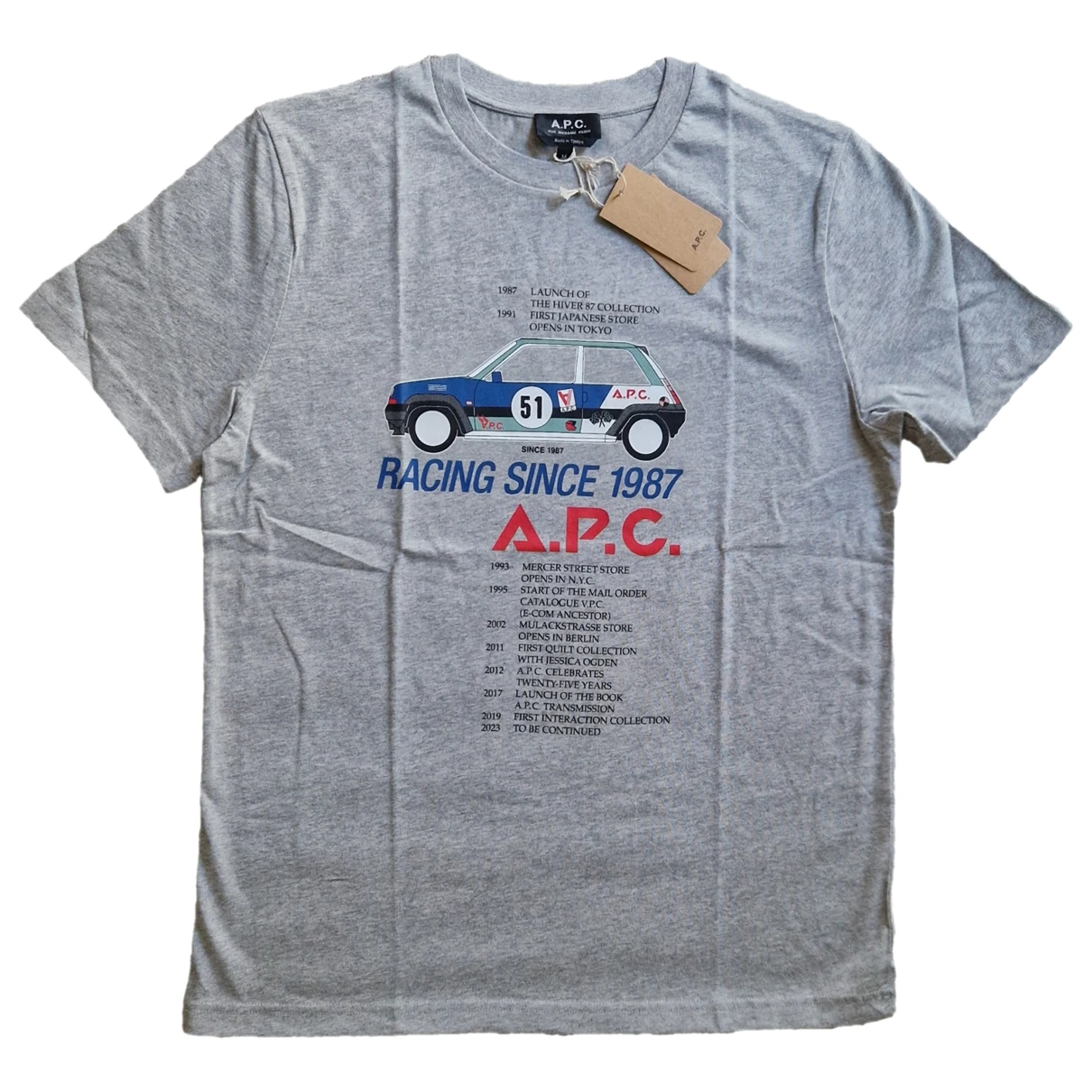 Pre-owned Apc T-shirt In Anthracite