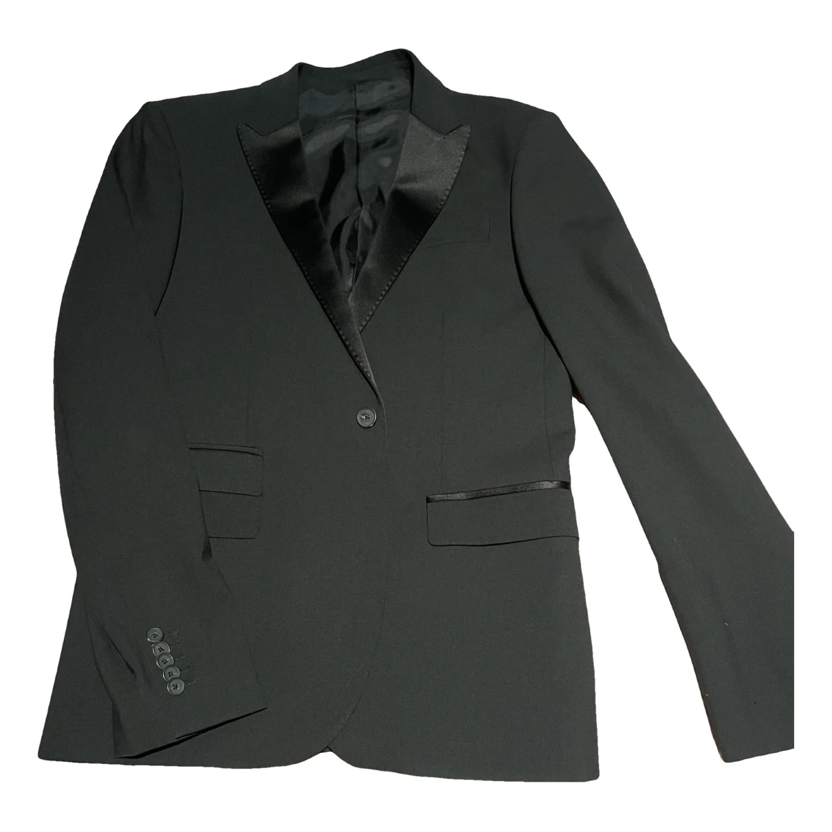 Pre-owned Les Hommes Wool Suit In Black