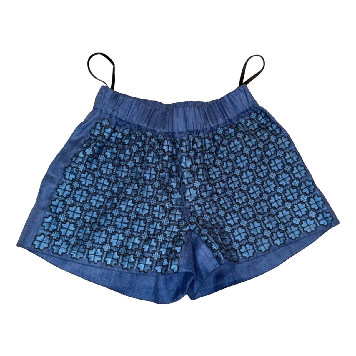 Pre-owned Vita Kin Cloth Mini Short In Blue