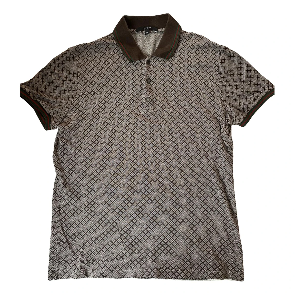 Pre-owned Gucci Polo Shirt In Brown