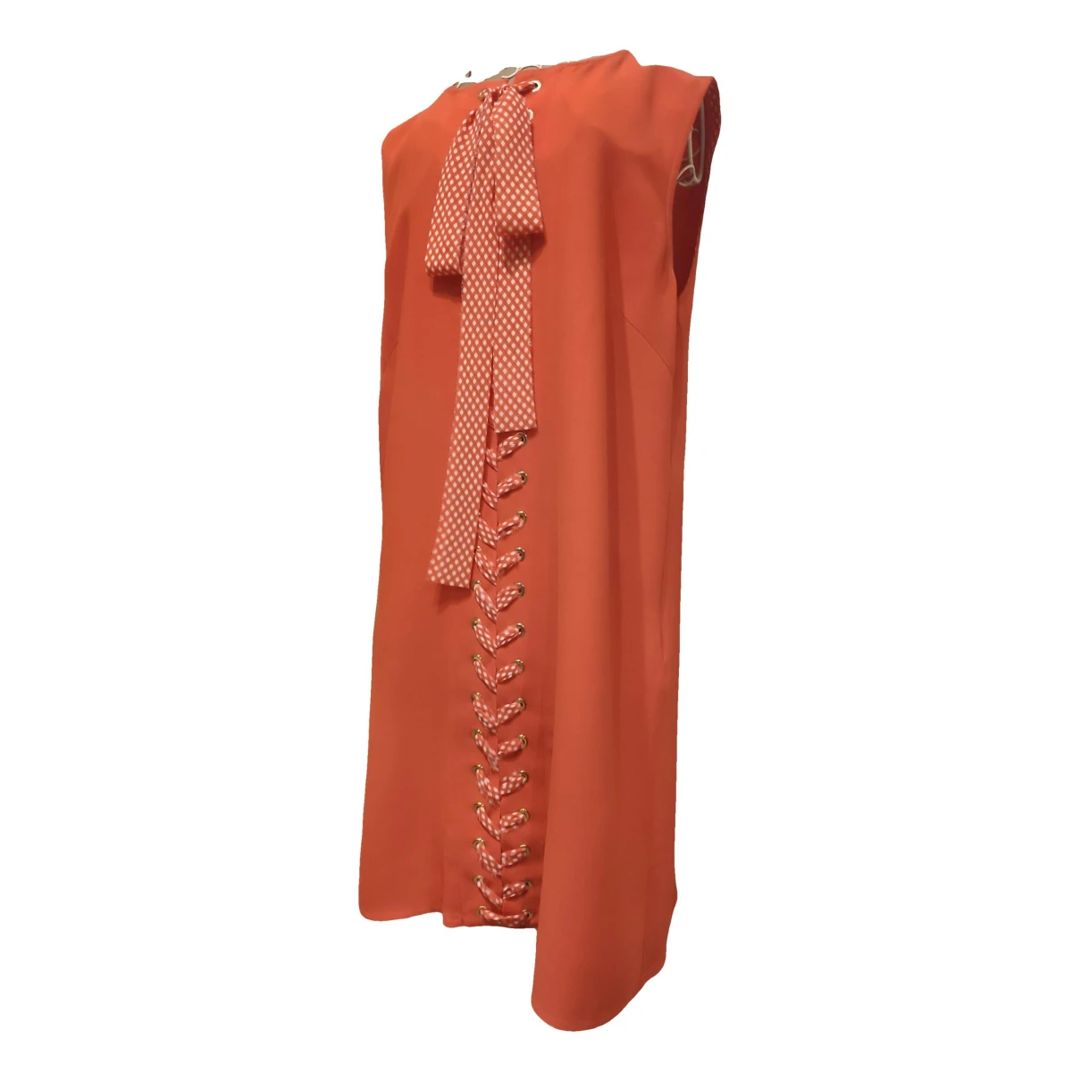 Pre-owned Elisabetta Franchi Mini Dress In Orange
