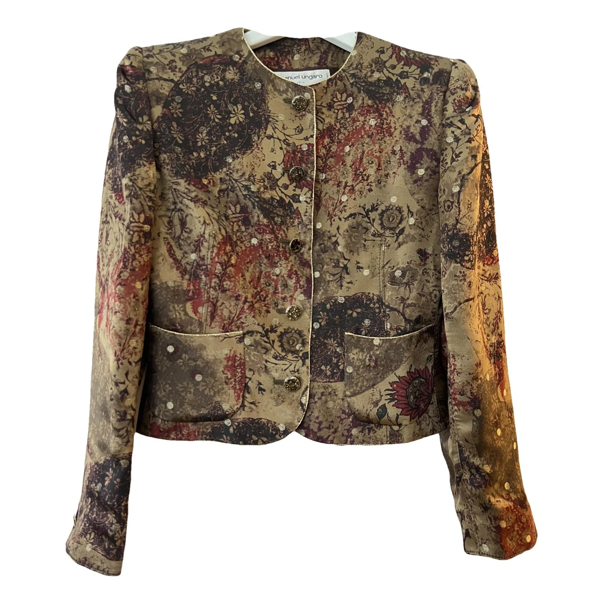 Pre-owned Emanuel Ungaro Silk Jacket In Multicolour