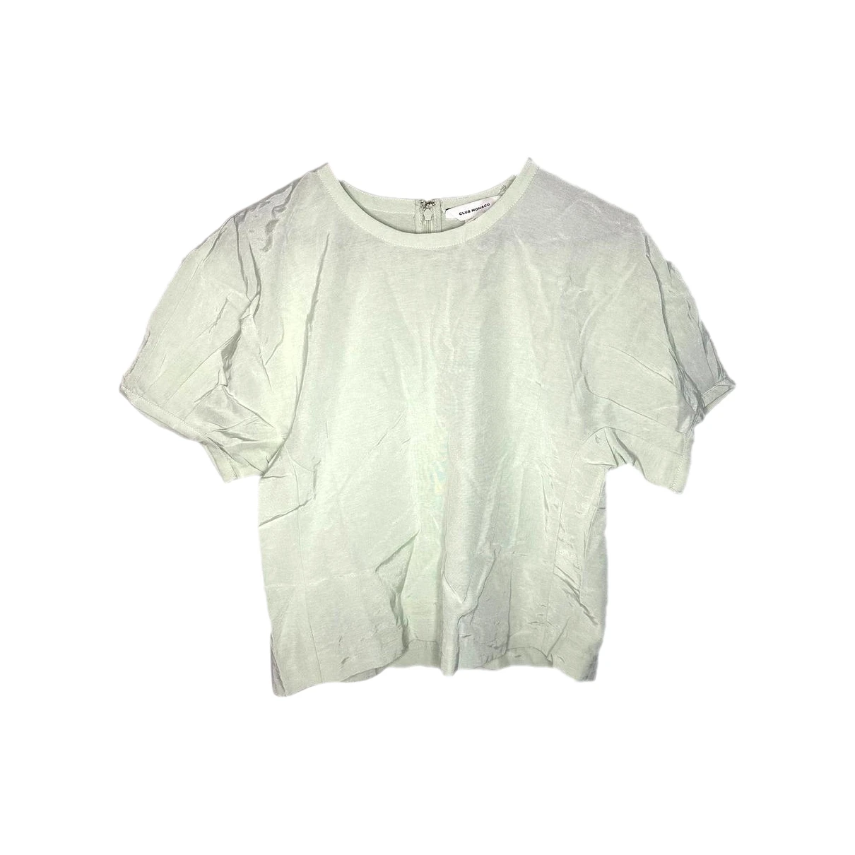 Pre-owned Club Monaco Blouse In Green
