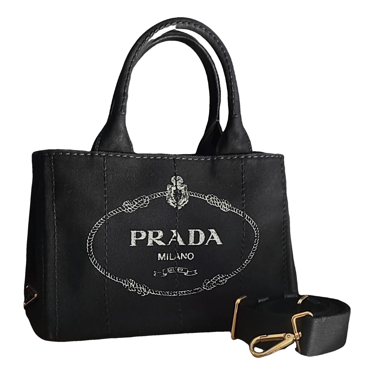 Pre-owned Prada Re-edition Tote In Black