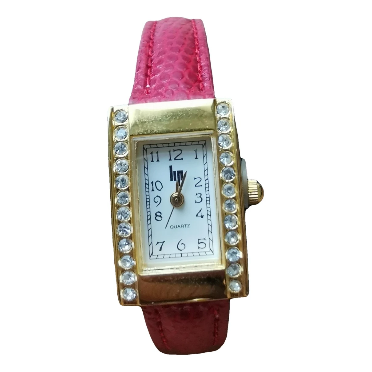 Pre-owned Lip Watch In Gold