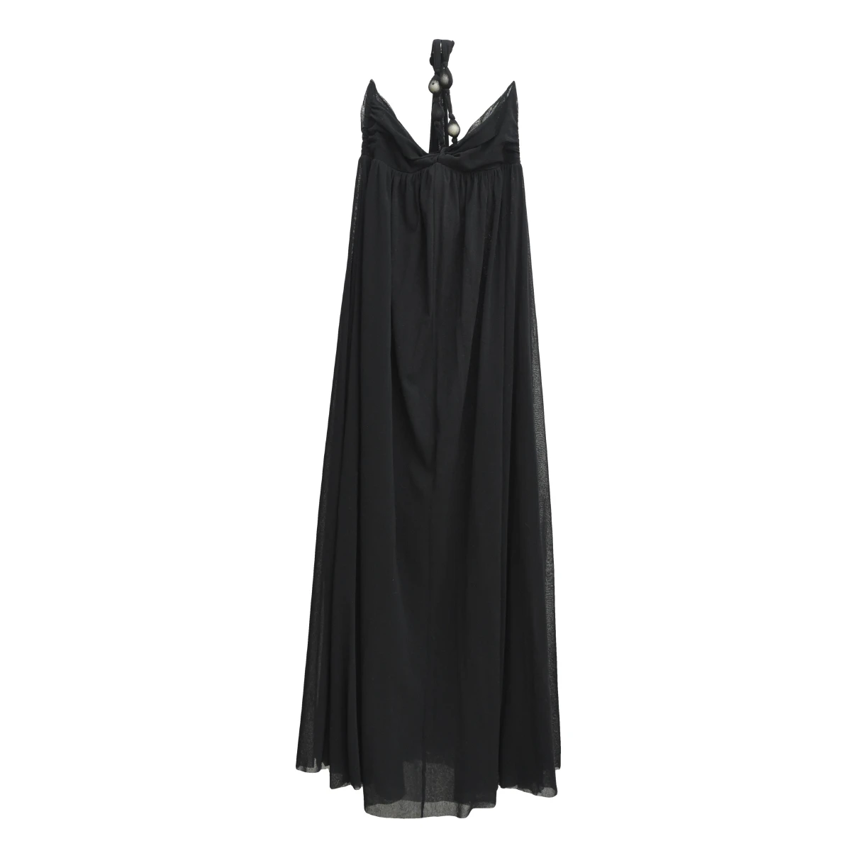 Pre-owned Jean Paul Gaultier Maxi Dress In Black