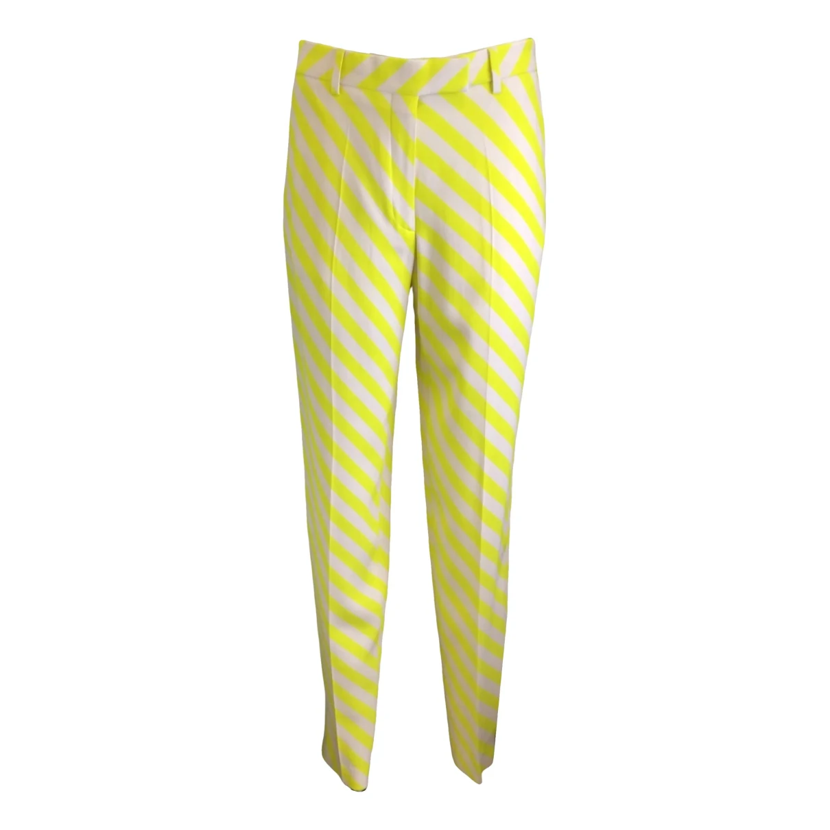 Pre-owned Dries Van Noten Trousers In Yellow