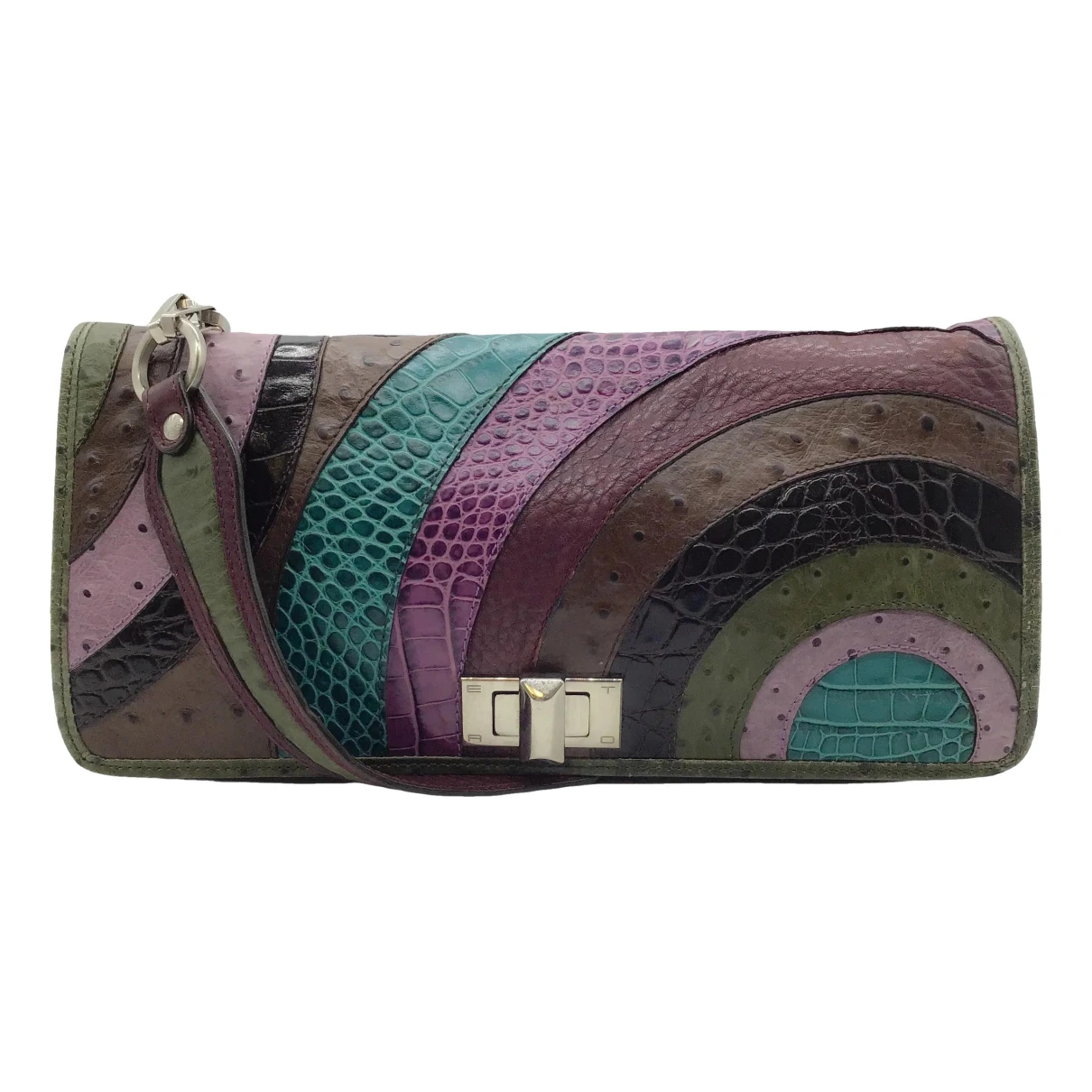 Pre-owned Etro Exotic Leathers Handbag In Multicolour