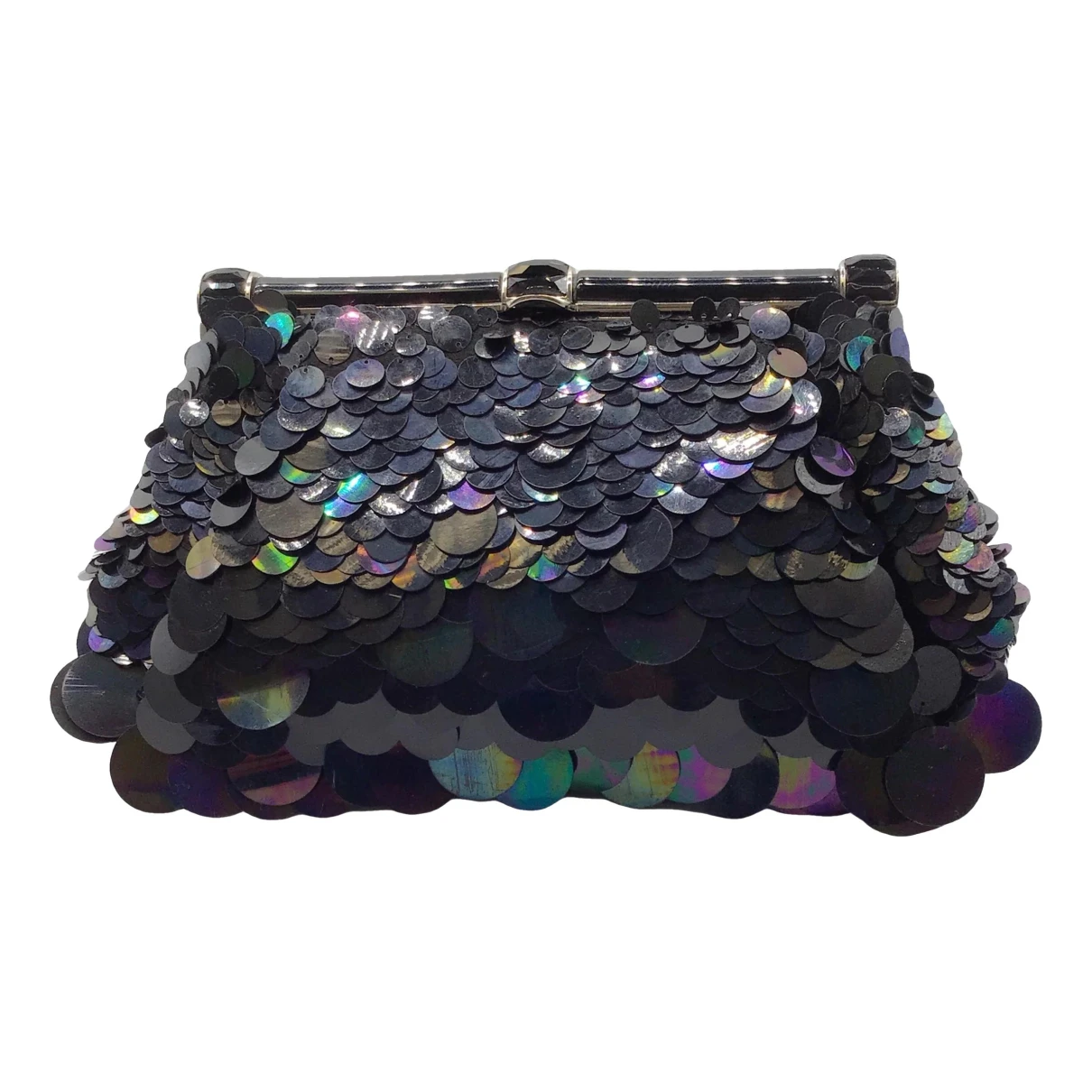 Pre-owned Judith Leiber Clutch Bag In Black