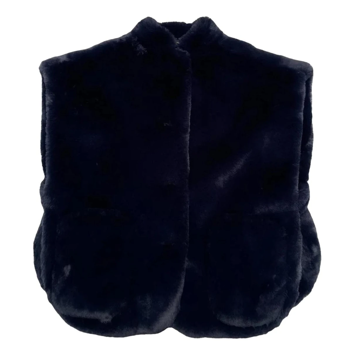 Pre-owned Burberry Faux Fur Jacket In Beige
