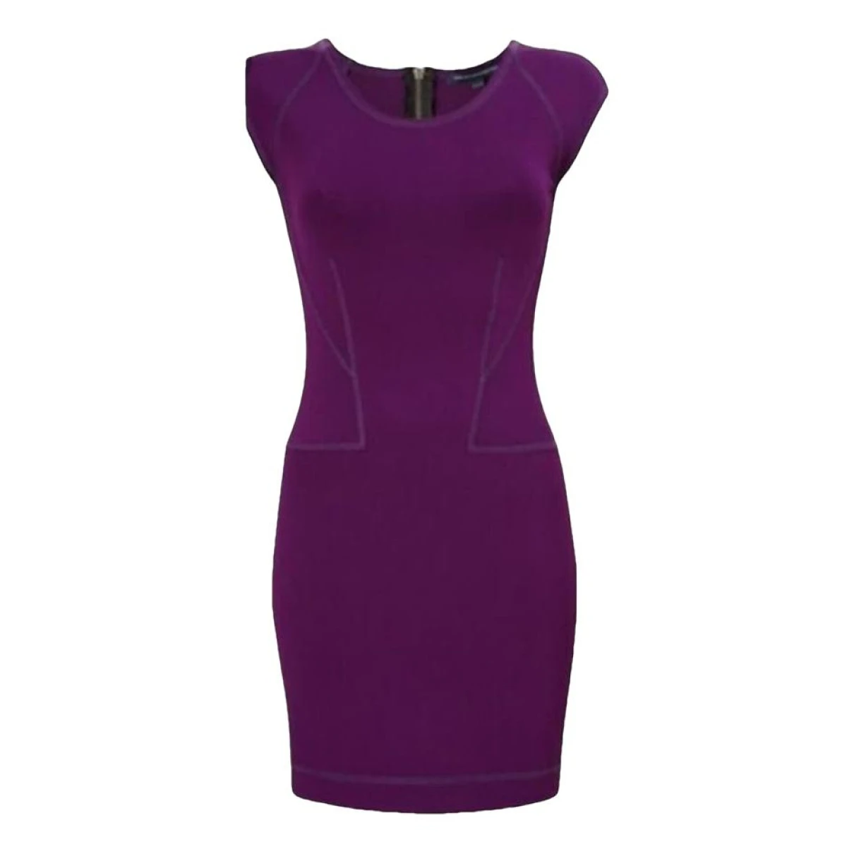 Pre-owned French Connection Mini Dress In Purple