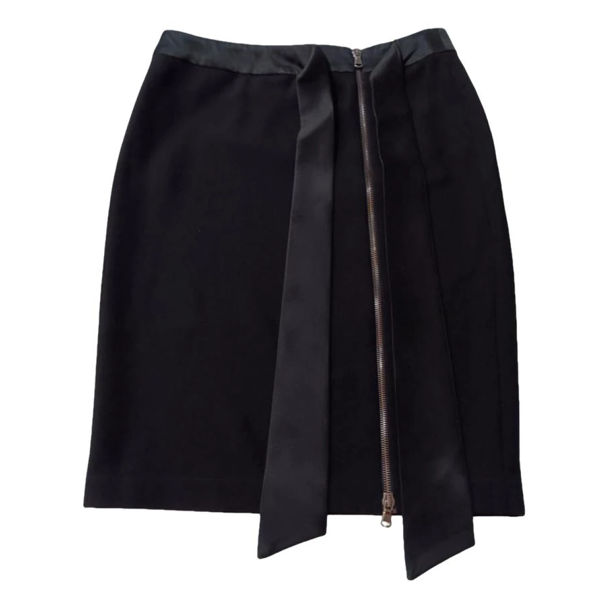 Pre-owned Moschino Mid-length Skirt In Black