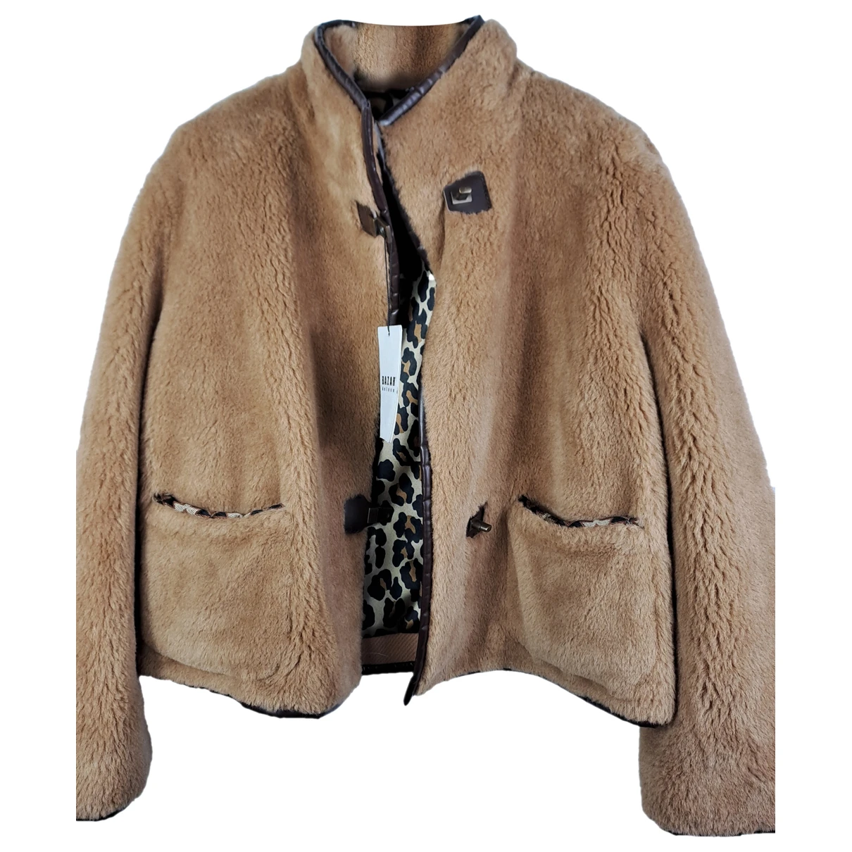 Pre-owned Bazar Deluxe Wool Jacket In Camel