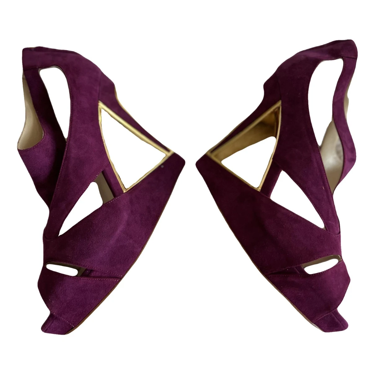 Pre-owned Dior Sandal In Purple