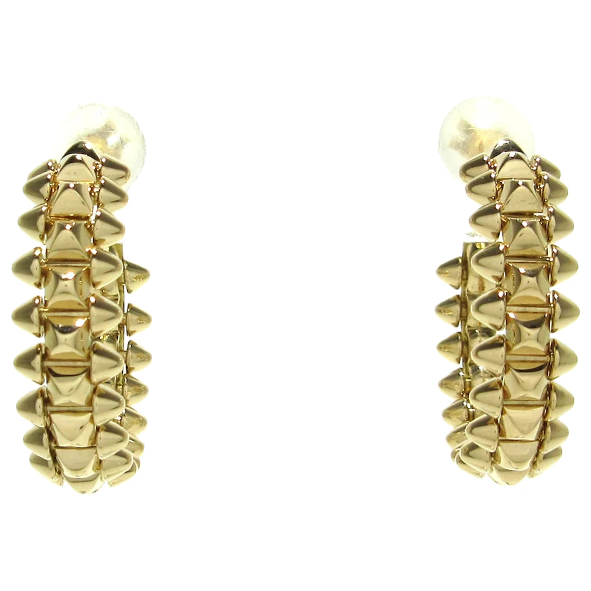 Pre-owned Cartier Clash Pink Gold Earrings
