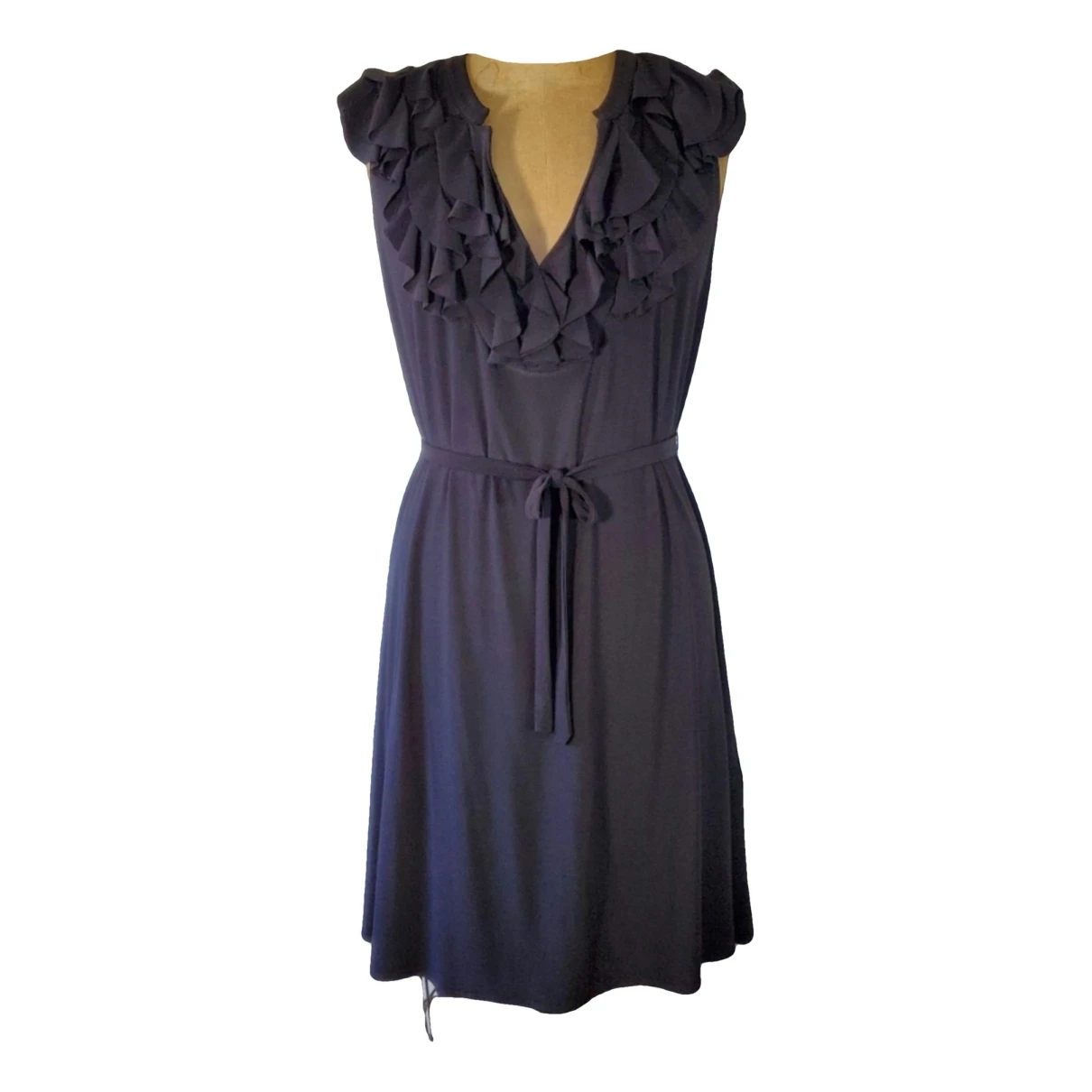 Pre-owned Kenneth Cole Mid-length Dress In Black