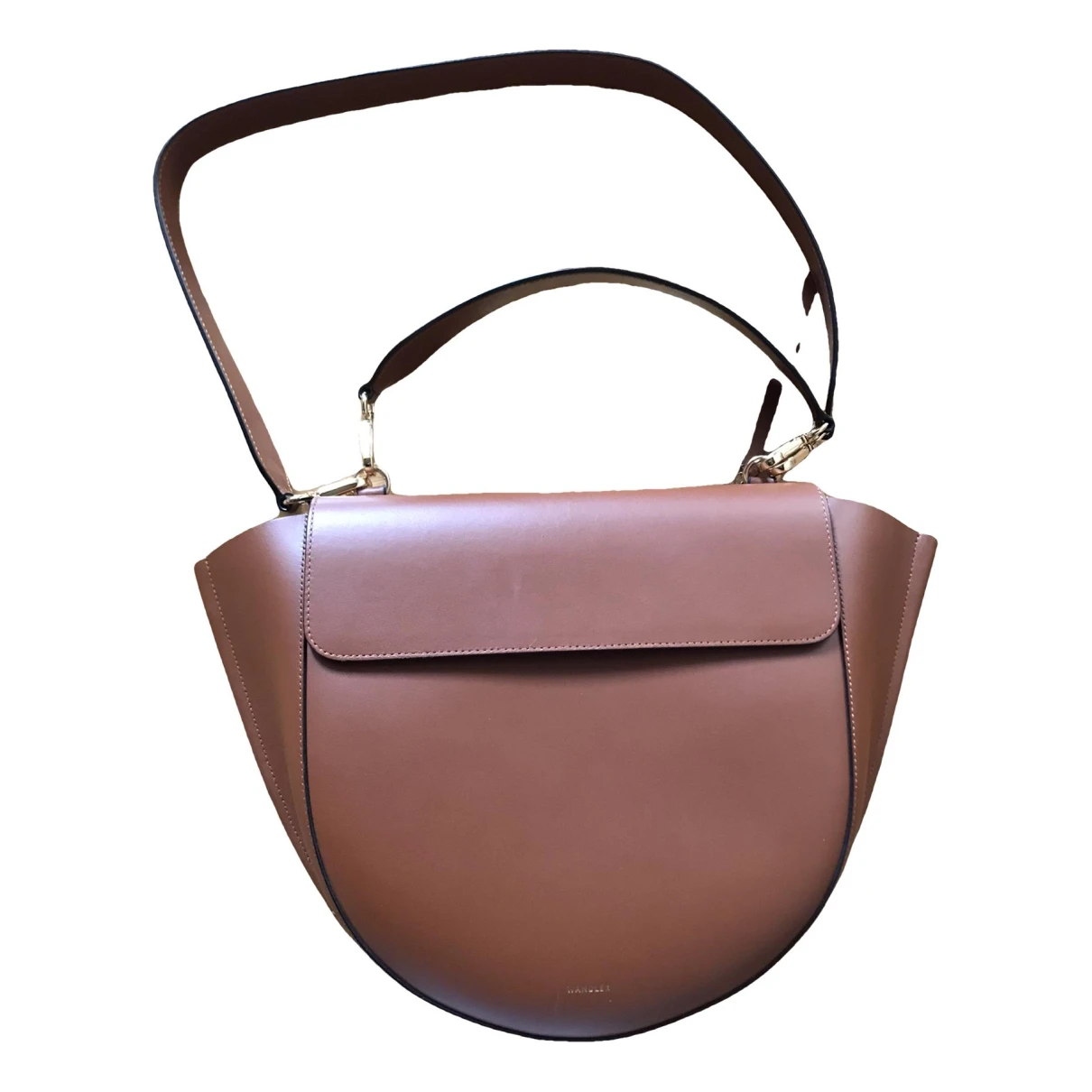 Pre-owned Wandler Hortensia Leather Handbag In Brown