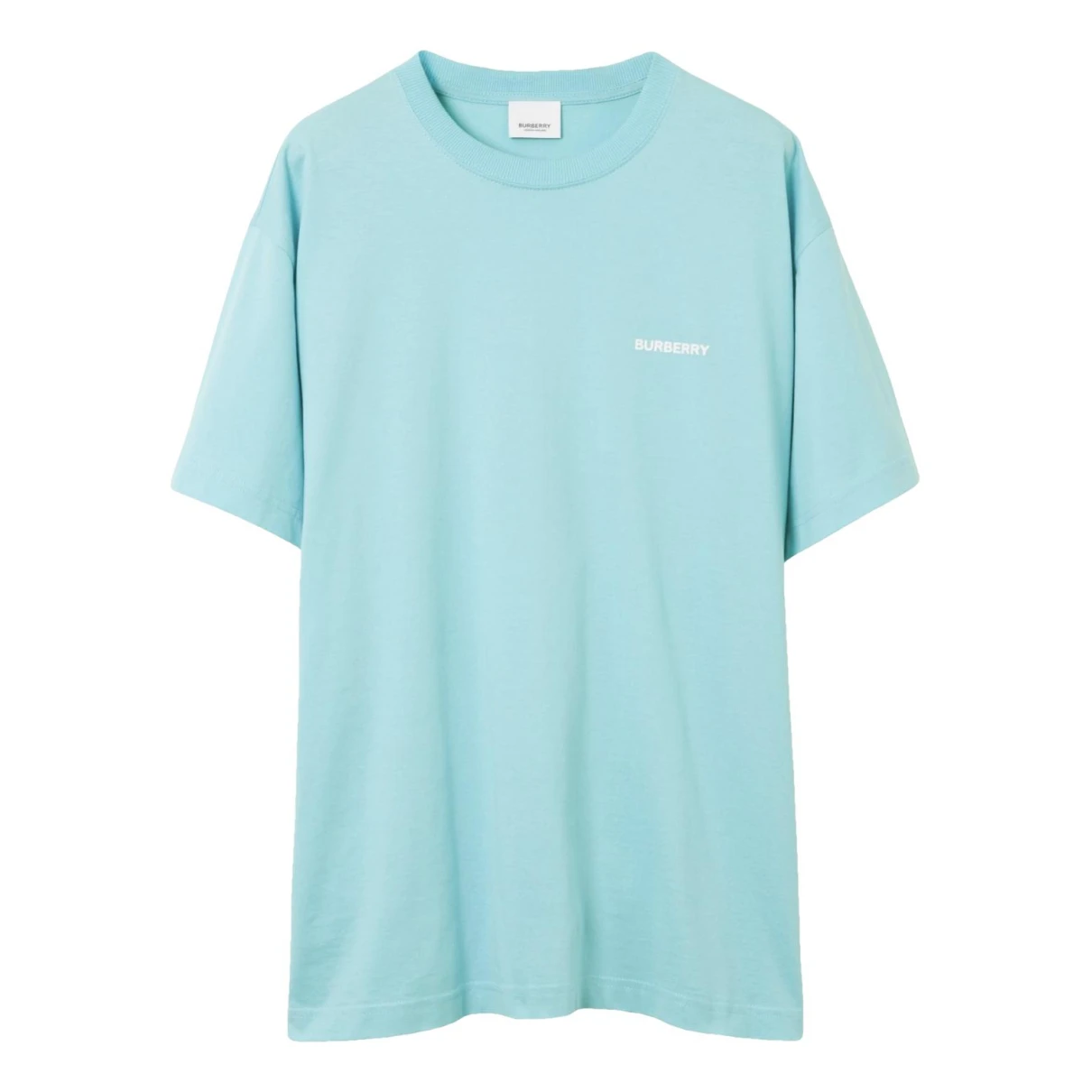 Pre-owned Burberry T-shirt In Turquoise