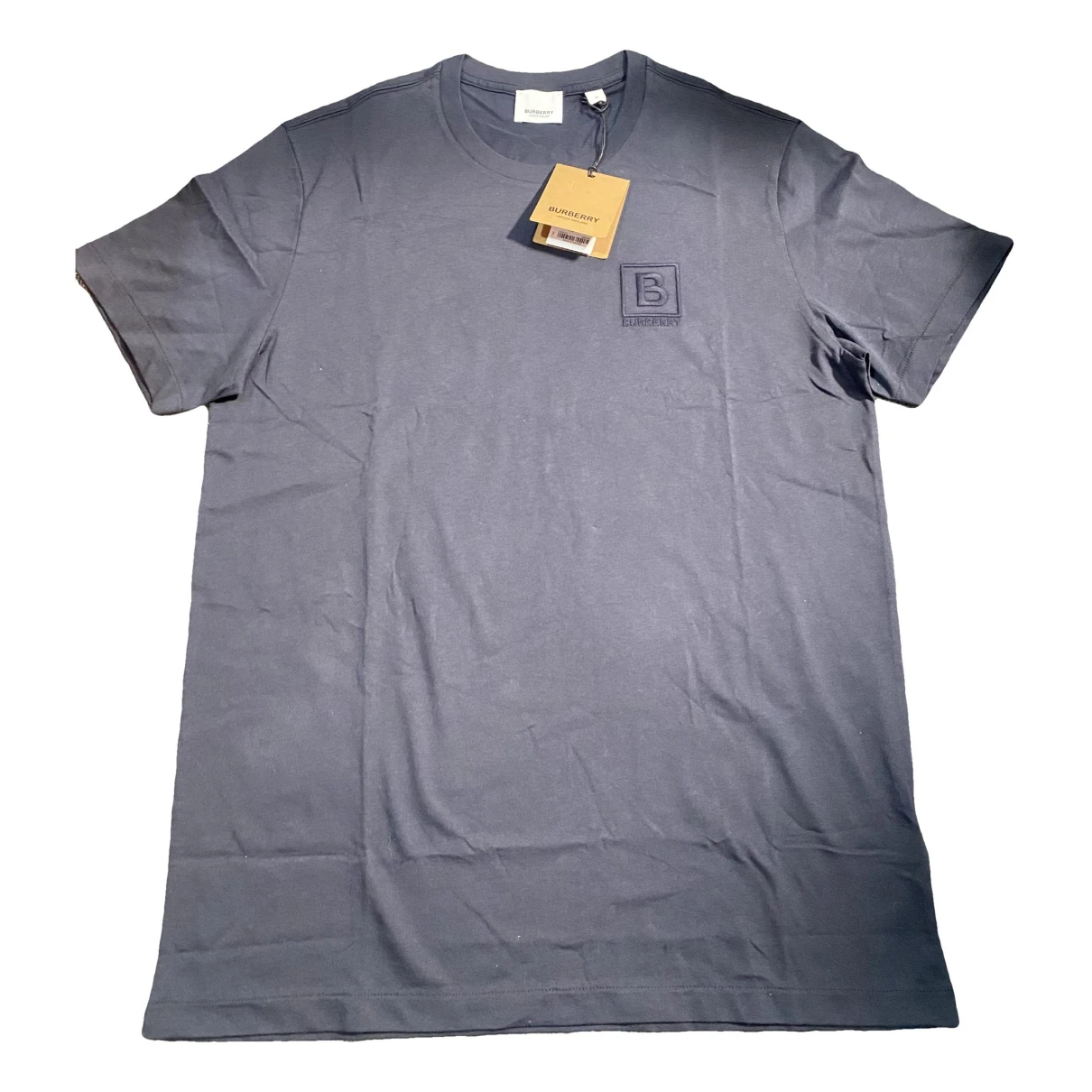 Pre-owned Burberry T-shirt In Blue